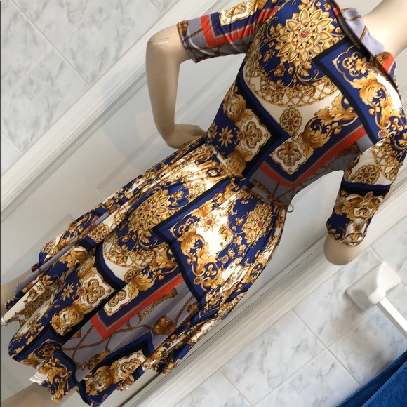 2 LEFT! CREAM ROYAL DRESS - Picture 7 of 8